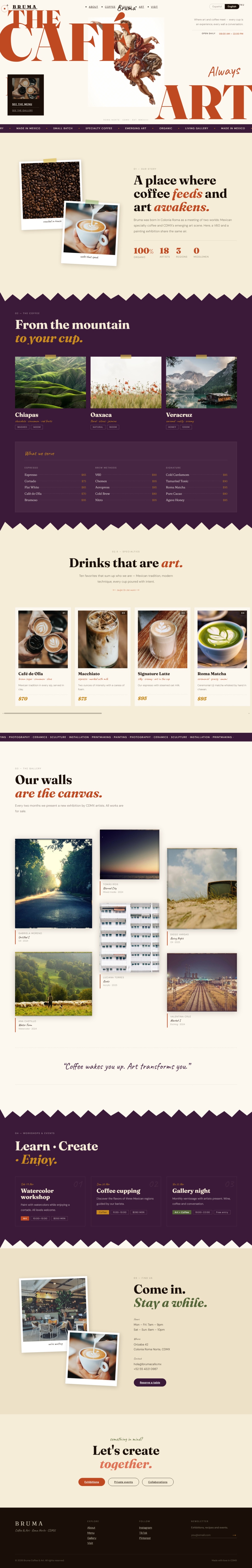BRUMA café y arte